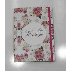 Ofset Kapak 96 Yaprak Ivory Lastikli Defter