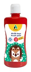 Adel Okul Akriliği, 500 Ml, Kırmızı Yeni