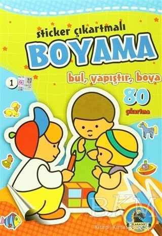 Karatay Sticker Çıkartmalı Bul Yapıştır Boya 6'Lı