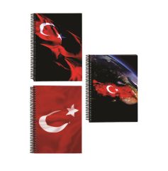 Keskin Color 17*24 120 Yaprakkar.Spr.Sert Kp.Bayrak Deft.