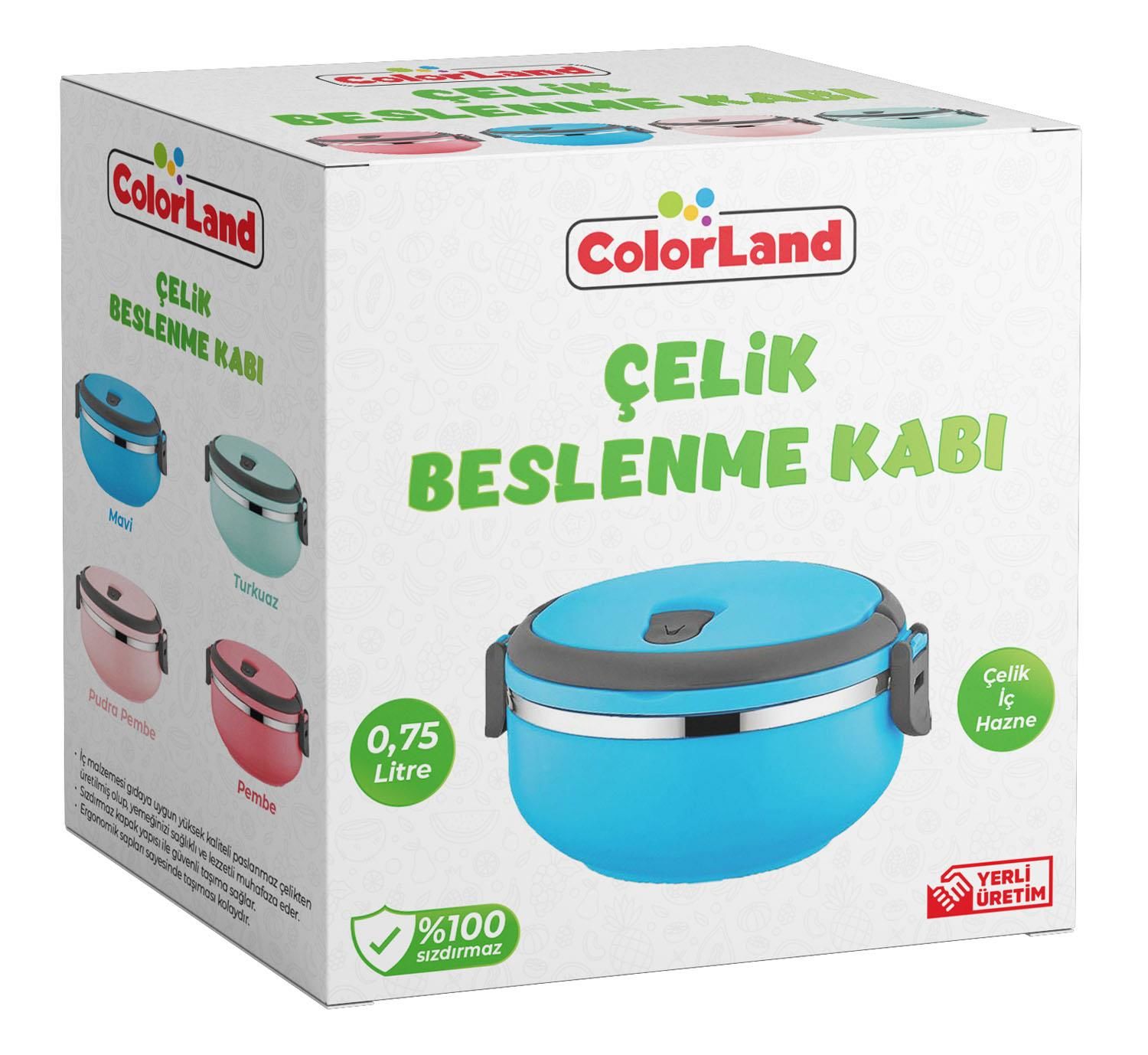 Colorland Çelik Beslenme Kabı