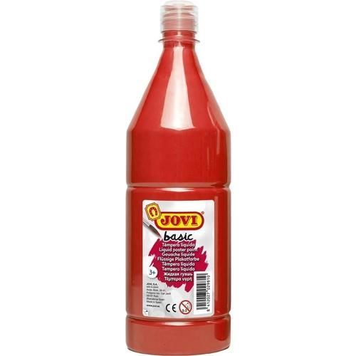 Basic 1000 Cc Şişede Kırmızı Guaj Boya