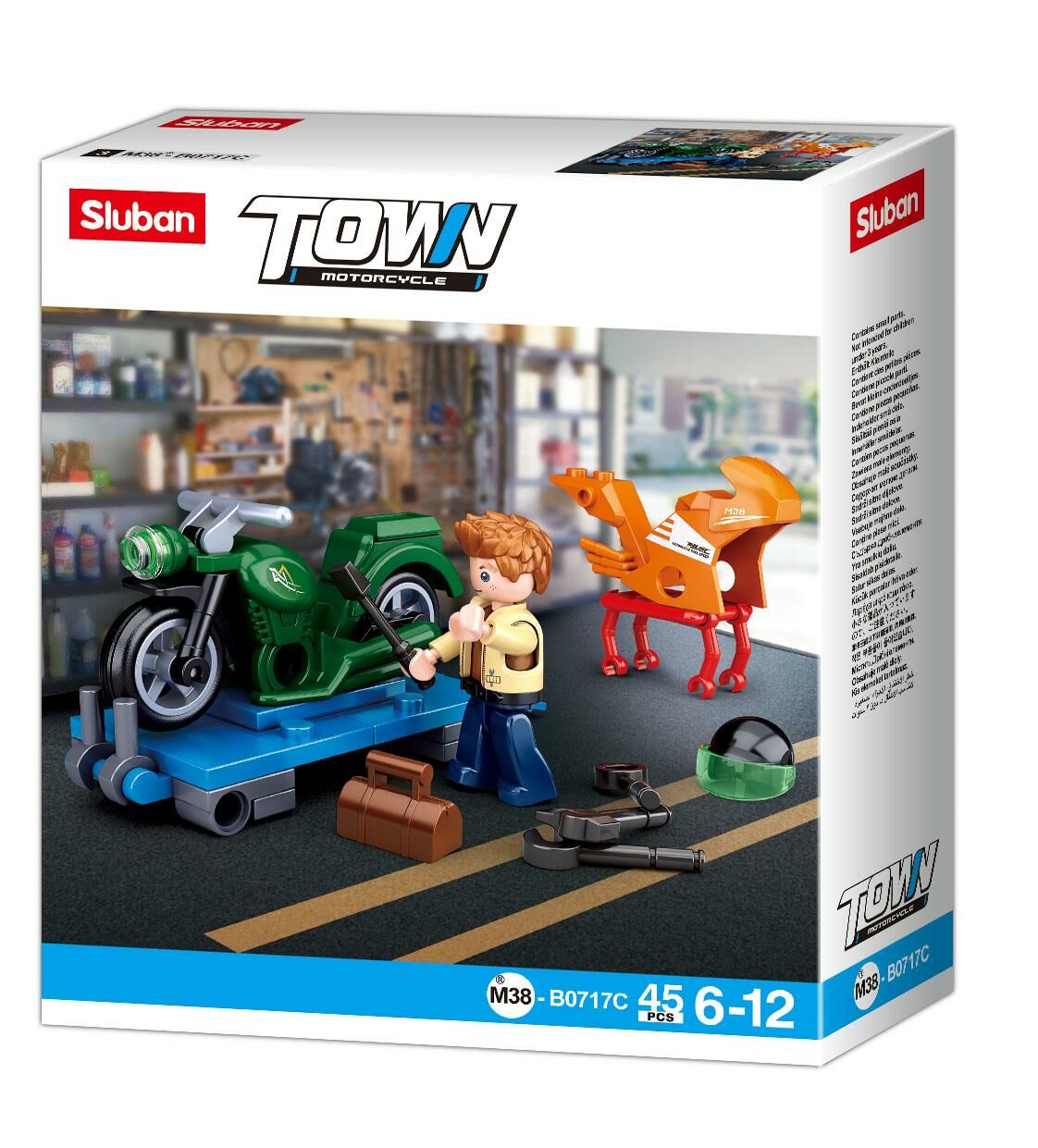 Sluban Town- Retro Motor