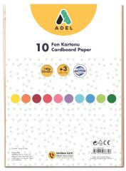 Adel Fon Kartonu 25X35, Karışık 10Lu