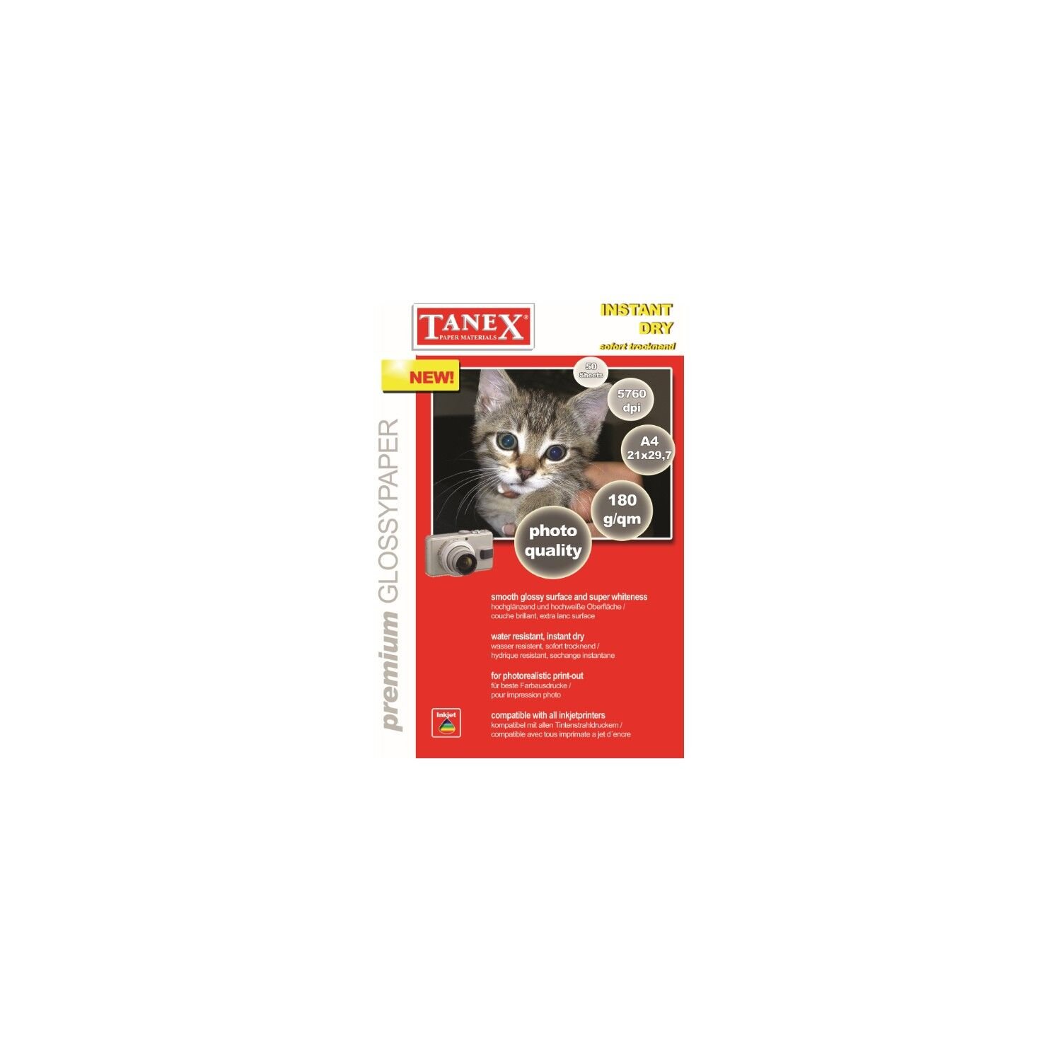Tanex Fotoğraf Kağıdı A4 180 Gr 25 Li