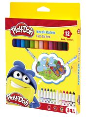 Play-Doh Keçeli Kalem 5 Mm. 12 Renk (Karton)