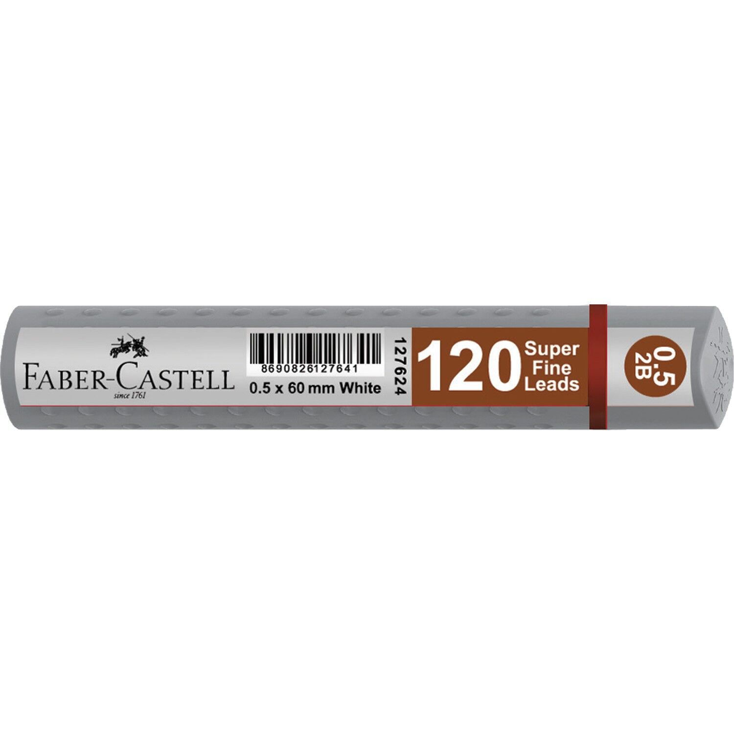 Faber-Castell Grip Min 0.5 2B 60Mm, 120'Li Gümüş