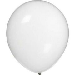Tek Renk Balon Beyaz 100 Lü Paket