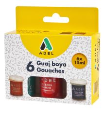 Adel Guaj Boya Seti 15Ml 6 Renk