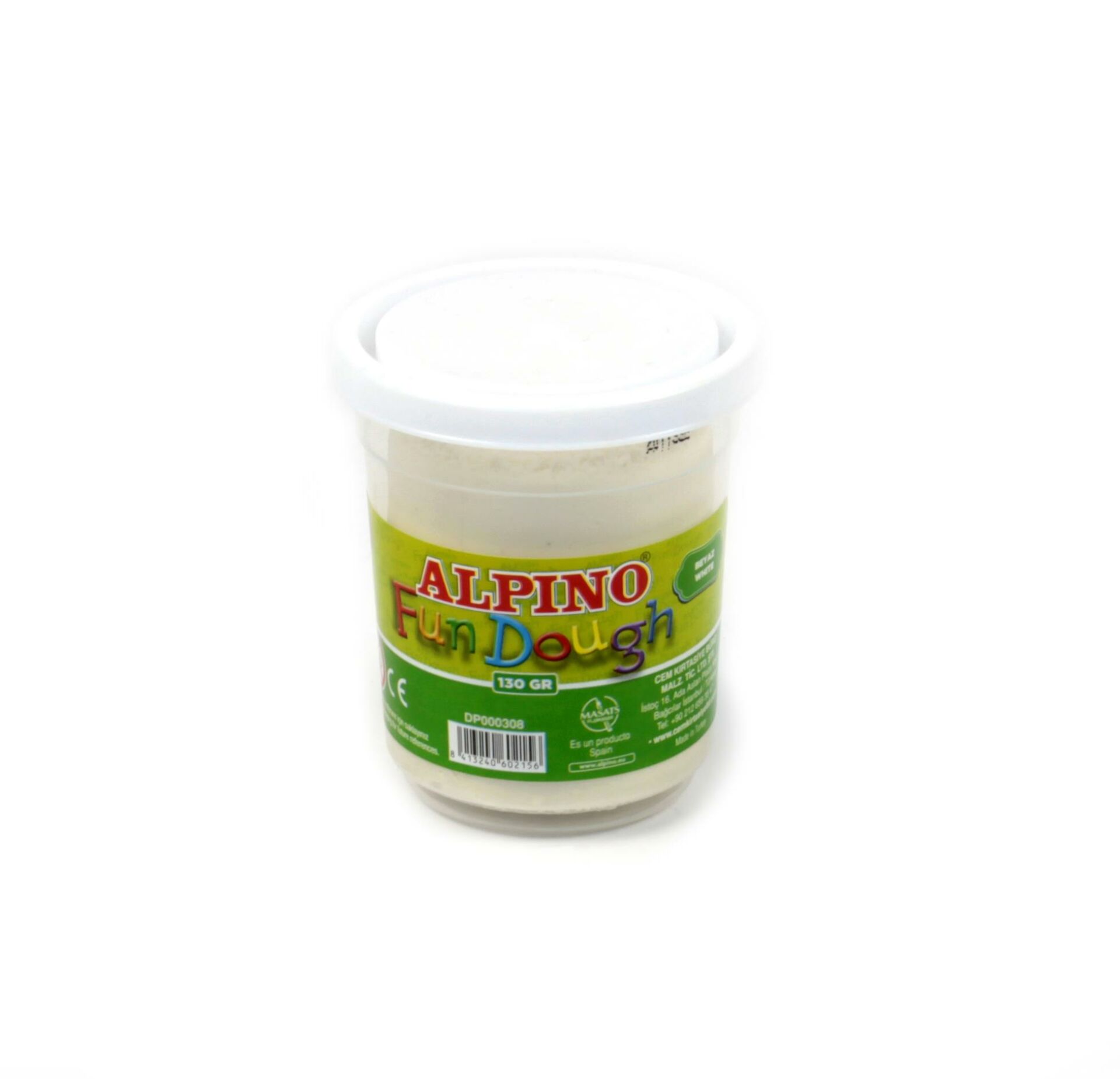 Alpino Dp-000308 130 Gr Oyun Hamuru-Beyaz