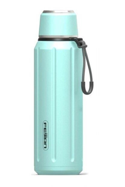 Feijian 600 Ml Çelik Termos Turkuaz