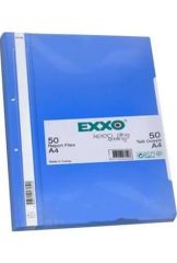 Exxo Pp Telli  Dosya  A4  Mavi