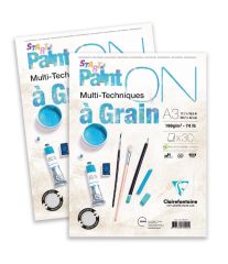 Clairefontainepaint-On Çzm Blk A5 160Gr 30Yp