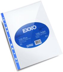 Exxo Kristal Pp Poşet Dosya, A4-80, 100/1,000