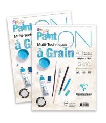 Clairefontainepaint-On Çzm Blk A4 160Gr 30Yp