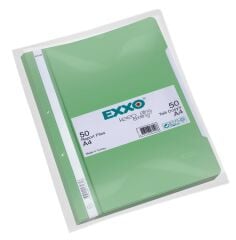 Exxo Pp Telli Dosya, A4, Açık Yeşil,800