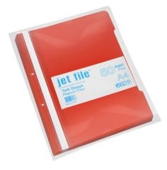 Jet File Pp Telli Dosya, A4,Kırmızı,1000