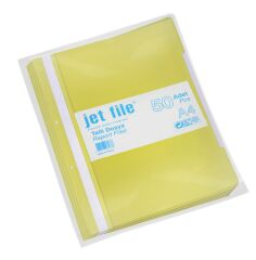 Jet File Pp Telli Dosya, A4,Sarı,1000