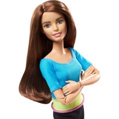 Mate-Djy08 Barbie Sonsuz Hareket Bebegı Kumral Sac