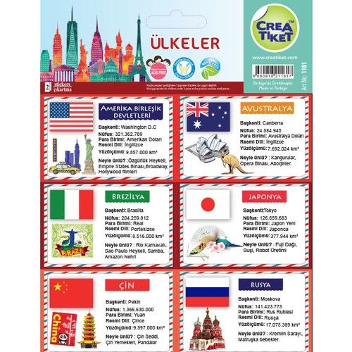 Ülkeler Ve Bilgileri