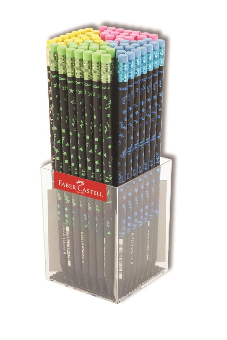 Faber-Castell 1192 Party Desenli Kurşun Kalem