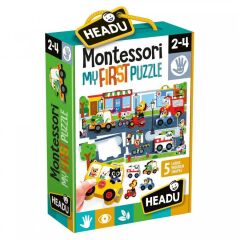 Headu Montessorı Fırst Puzzle The City (2-4 Yaş)