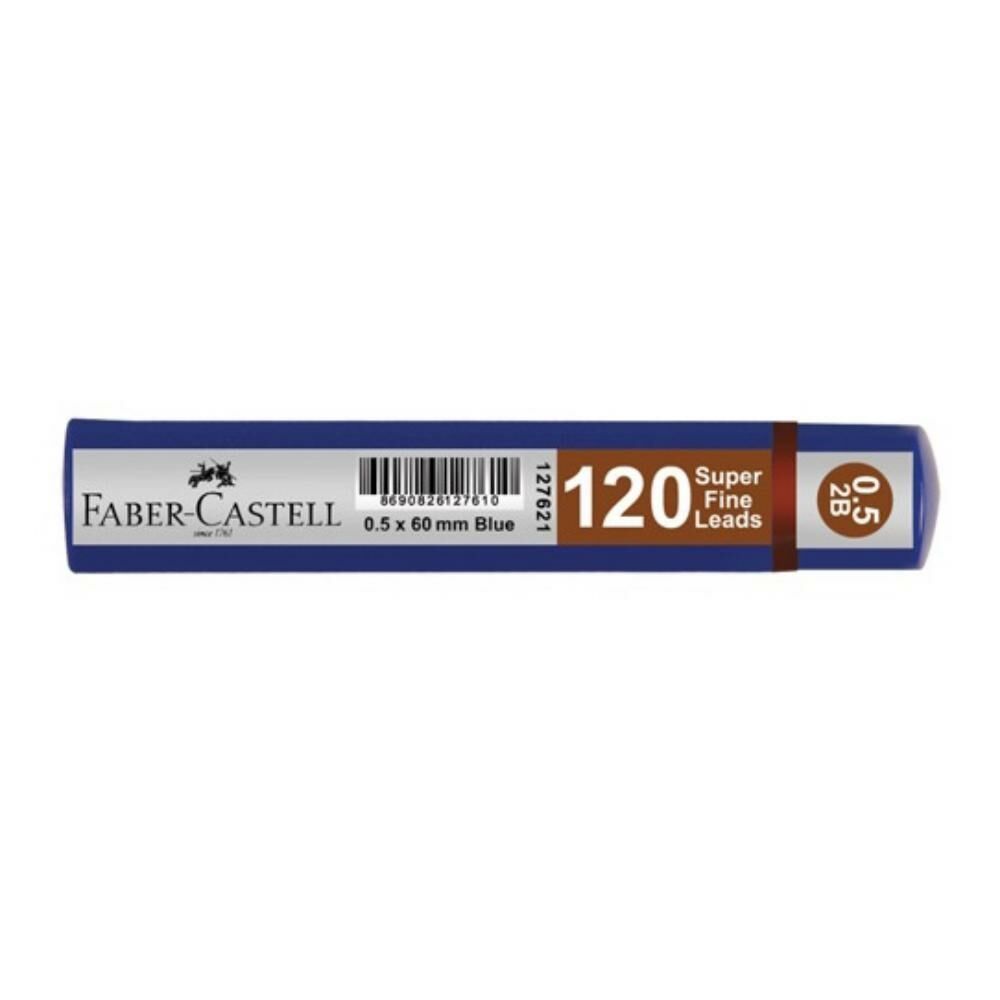 Faber-Castell Grip Min 0.5 2B 60Mm, 120Li Mavi Tüp