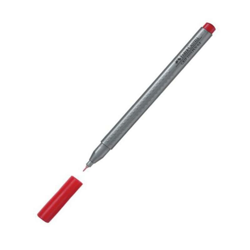 Faber-Castell Grip Finepen 0,4 Mm Lal Kırmızı