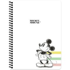 Mickey Mouse 16,5*22,5 80 Yaprak Çiz. Karton Kapak Sp