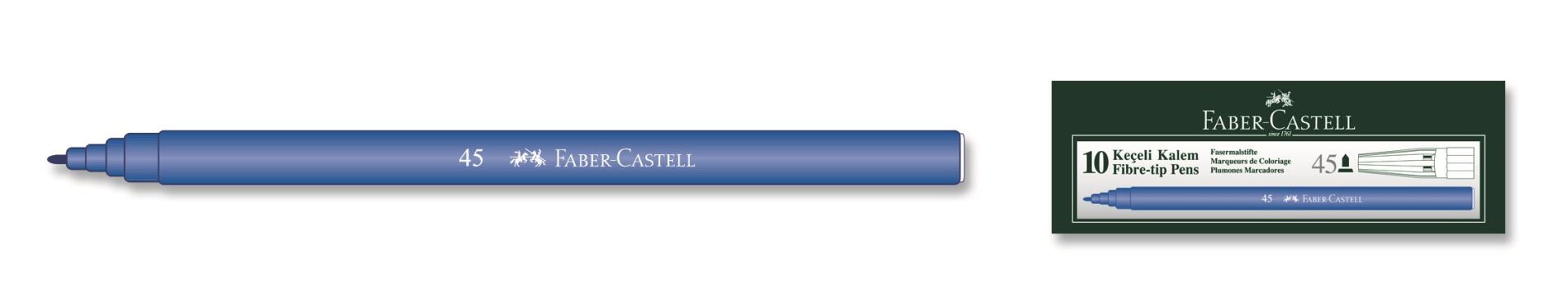 Faber-Castell Keçeli Kalem Mavi