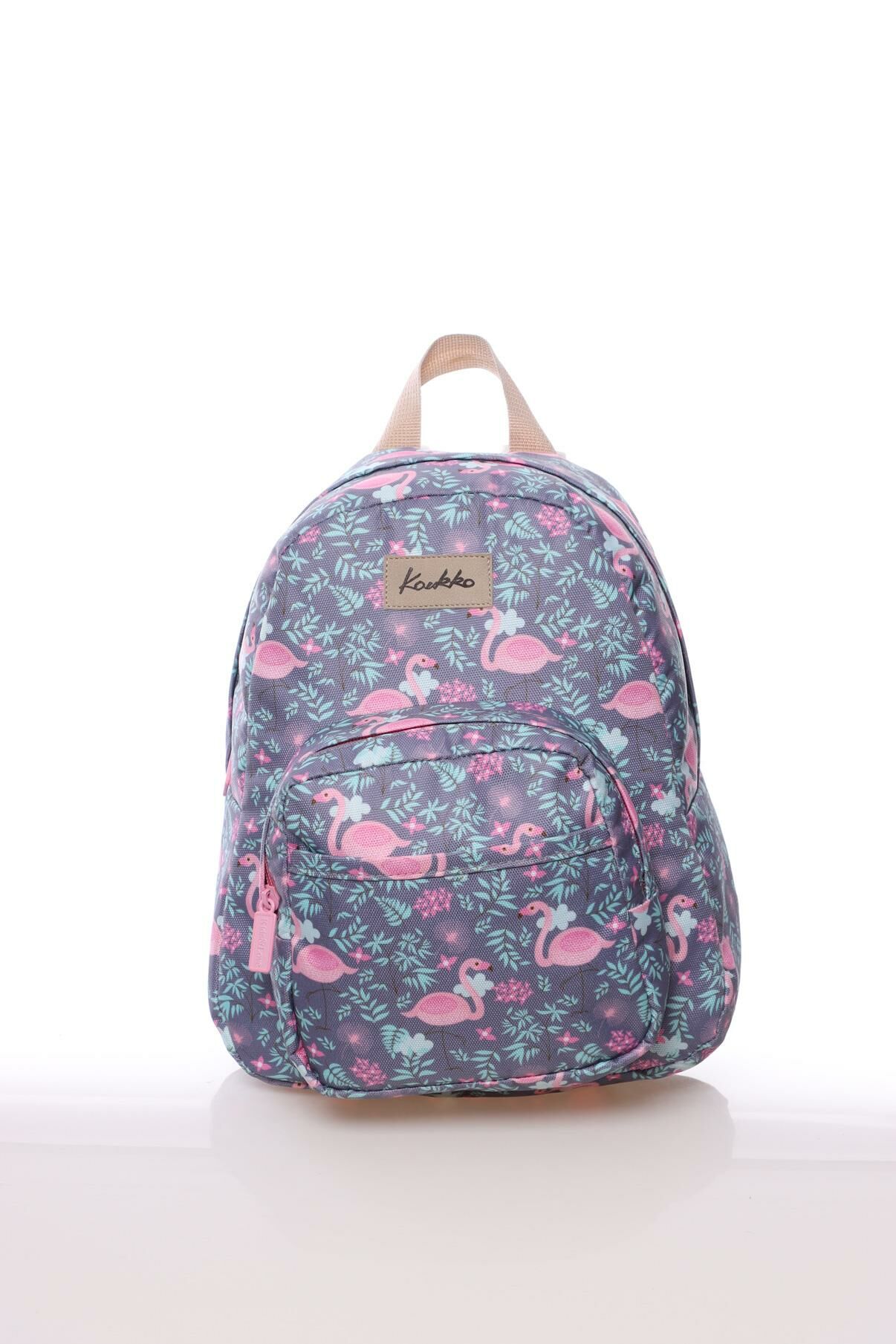 Kaukko Nature Mini Sırt Çantası (Grey Flamingo)