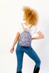 Kaukko Nature Mini Sırt Çantası (Grey Flamingo)