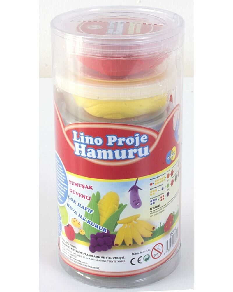 Lino Proje Oyun Hamuru 14 Gr. 6 Lı Pvc