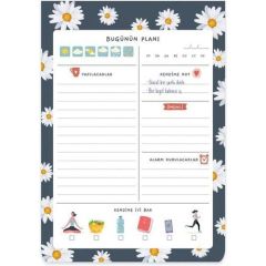 Keskin A5 Günlük Planner Blok - Çiçek