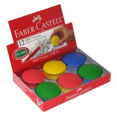 Faber-Castell Yuvarlak Sekilli Silgi 12Li