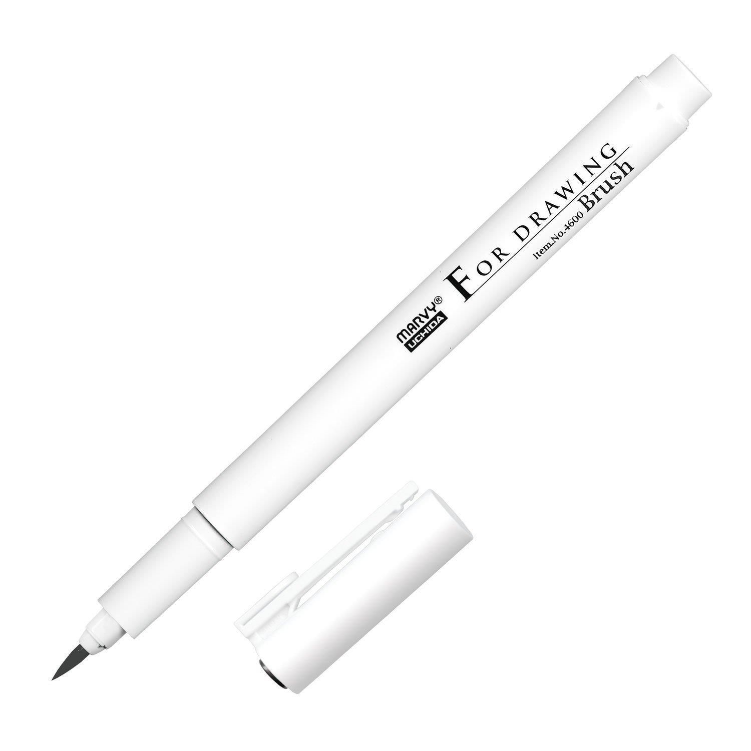 Marvy 4600 Brush Pen Asıt Free Siyah