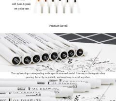 Marvy 4600 Grey Brush Asit Free 6Lı Set