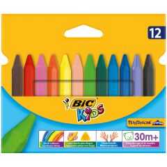 Bic Elleri Kirletmeyen Üçgen Pastel 12 Li Kutu