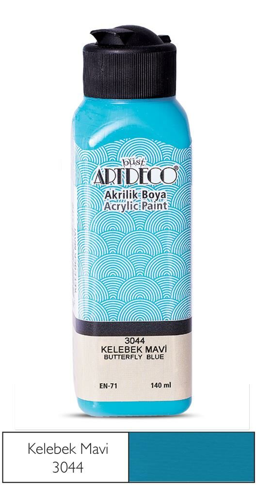 Artdeco Akrilik Boya 140Ml Kelebek Mavi 3044