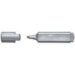Faber-Castell Fosforlu Kalem 46 Metalik Gümüş