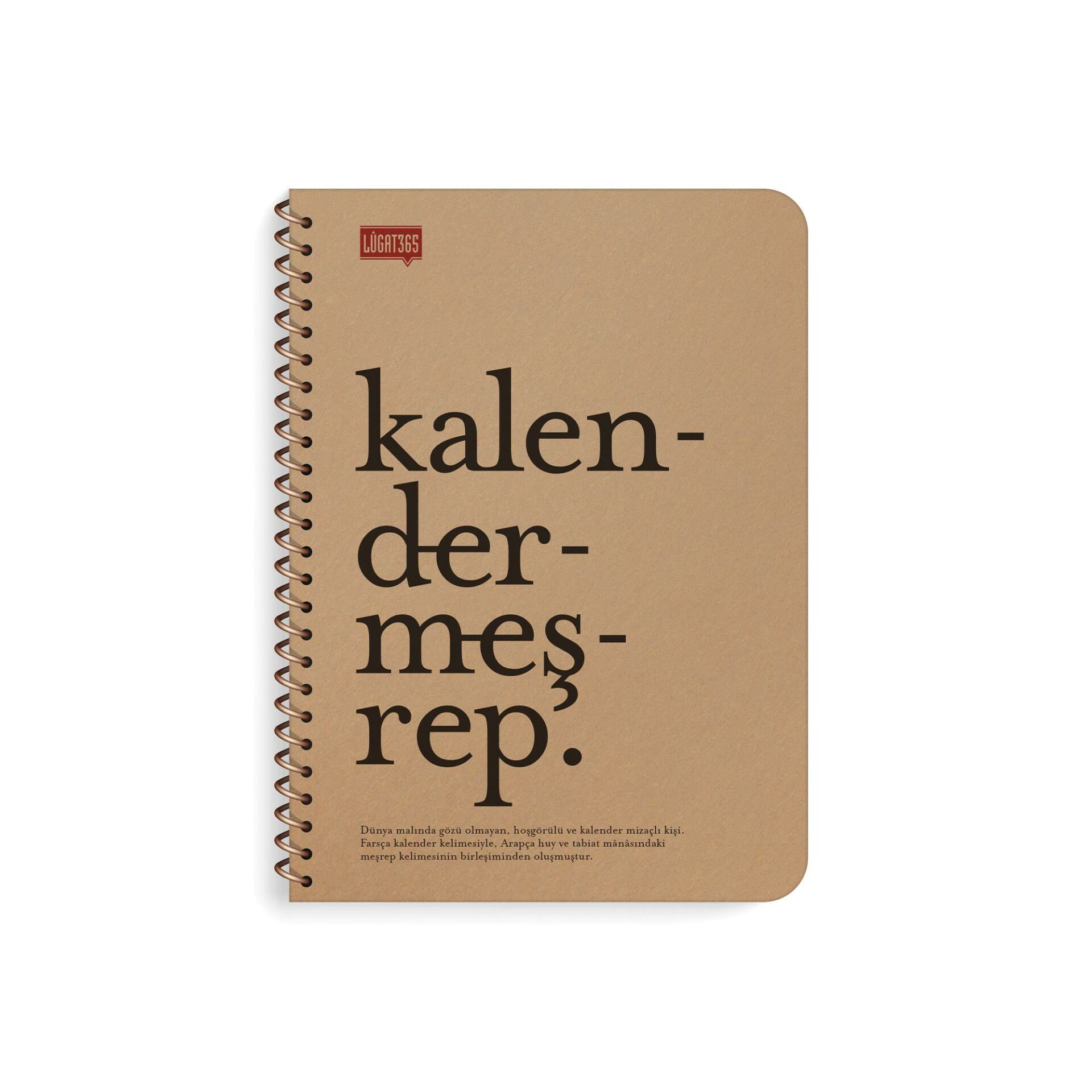 Lugat365 16*22 80 Yaprakkar. Kraft Kap.Spr.Def. Kalen
