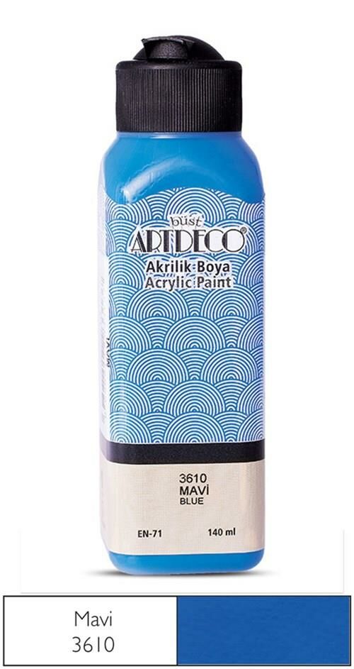 Artdeco Akrilik Boya 140Ml Mavi 3610