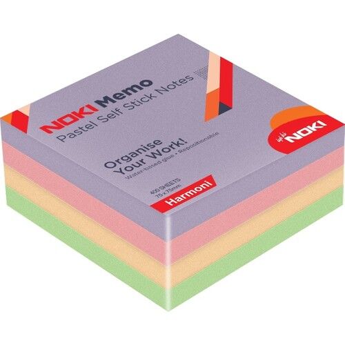 Noki Memo 75*75 Pastel Harmoni Küp Blok 400 Sf