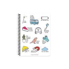 Hisli Şeyler 16,5*22,5  80Yaprakçiz.Stickerli Def.Ney