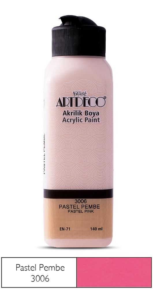 Artdeco Akrilik Boya 140Ml Pastel Pembe 3006