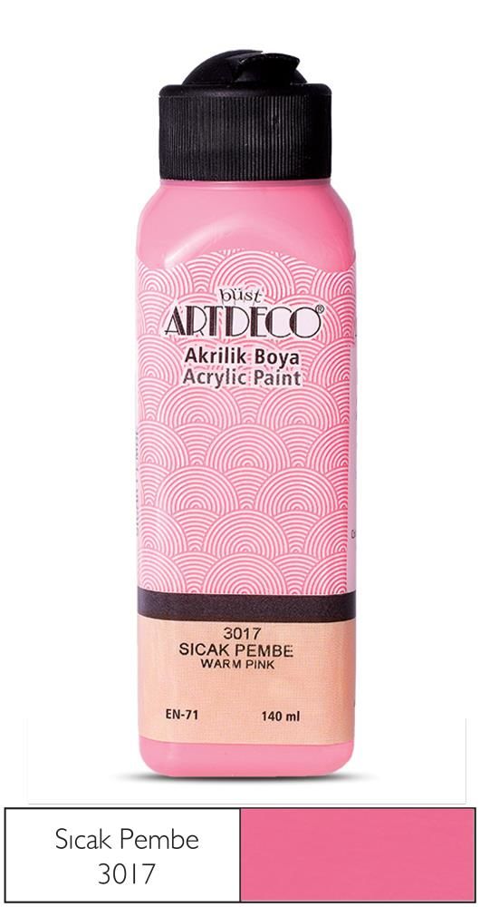 Artdeco Akrilik Boya 140Ml Sicak Pembe 3017
