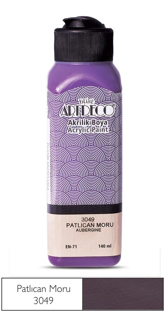 Artdeco Akrilik Boya 140Ml Patlican Moru 3049