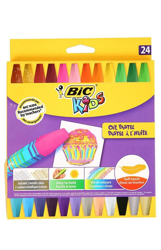 Bic Yağlı Pastel 24'Lü Kutu