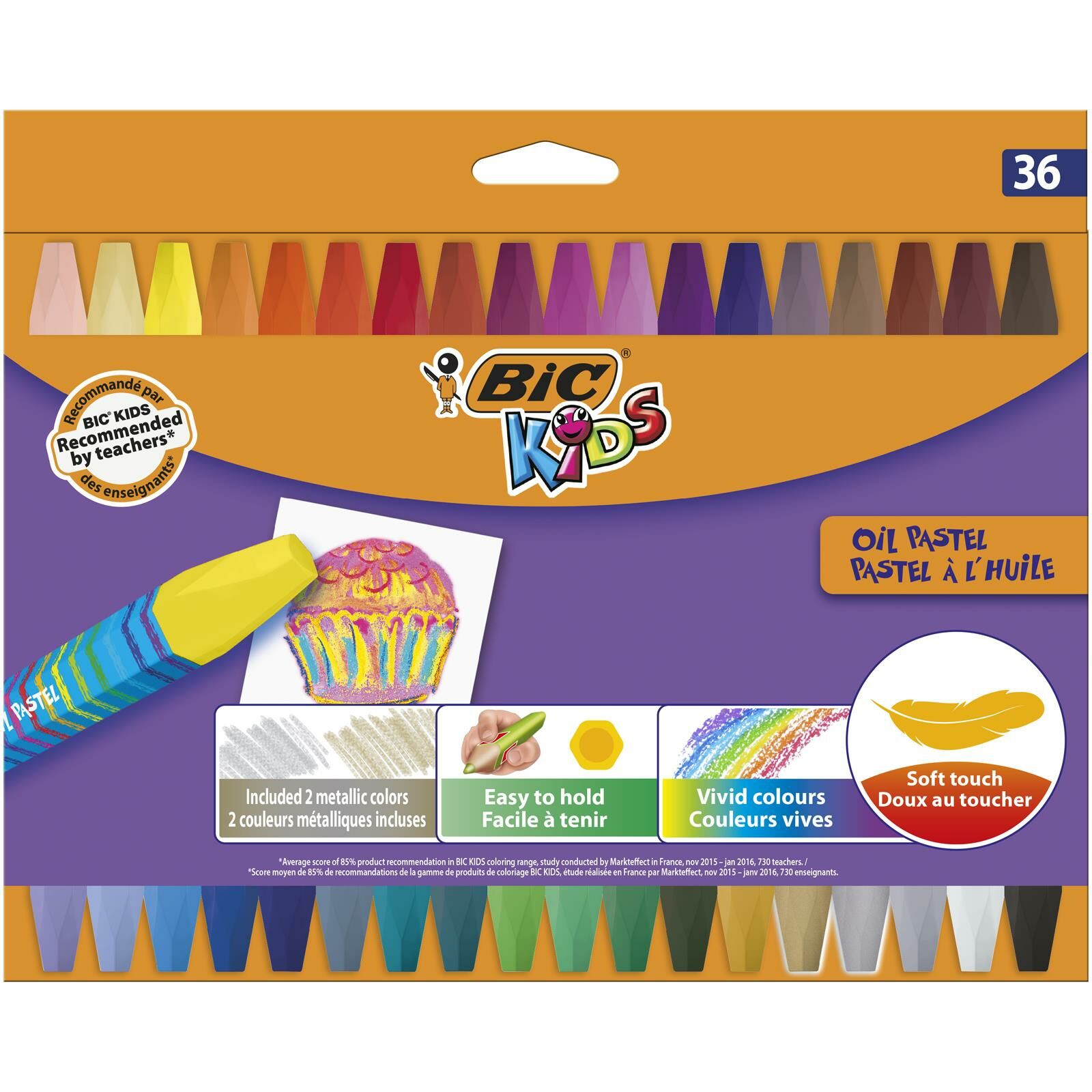 Bic Yağlı Pastel 36 Renk