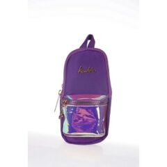 Kaukko Brıght Junıor Bag Kalem Çantası (Aynalı-Mor